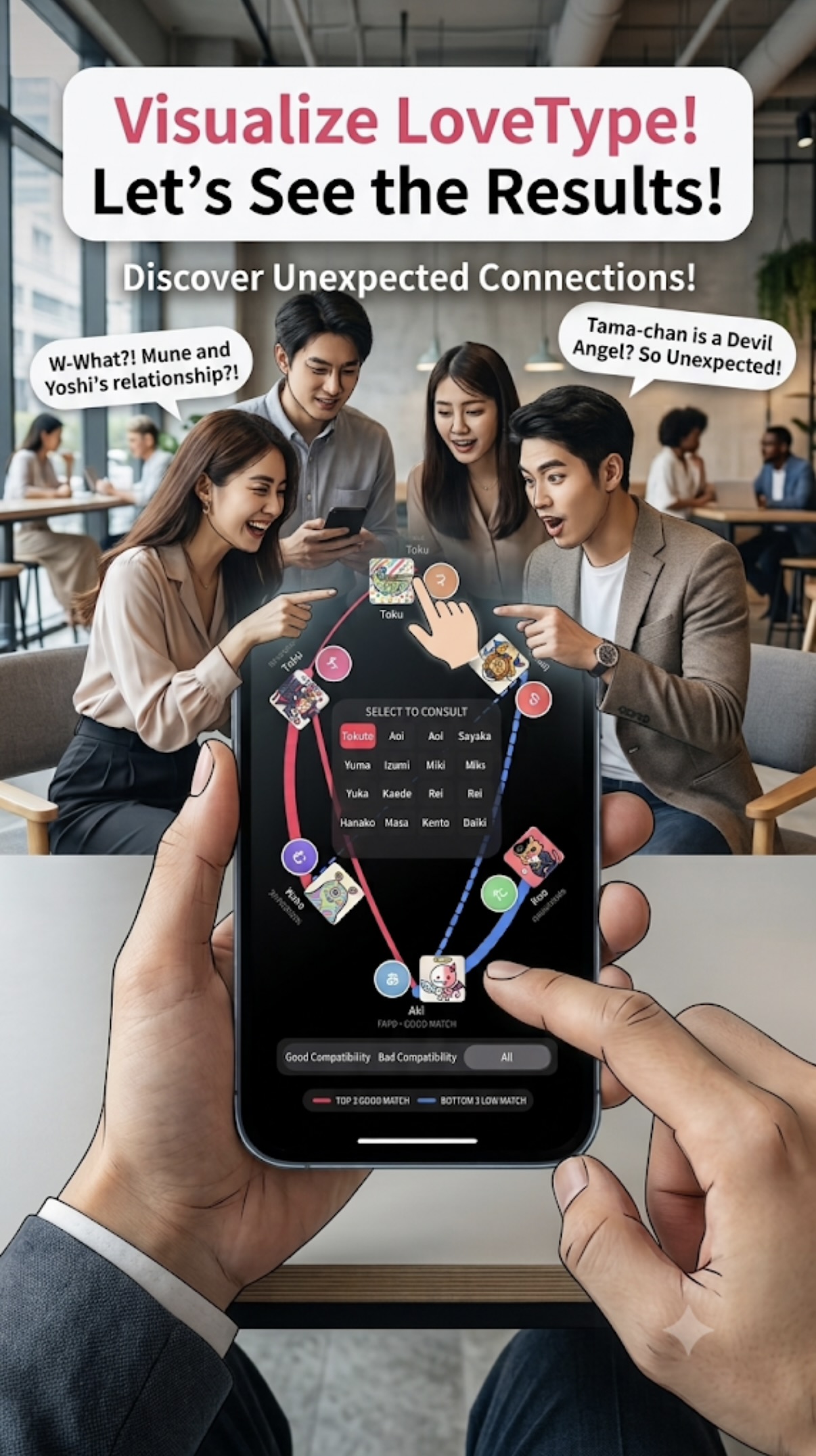 Relationship map result