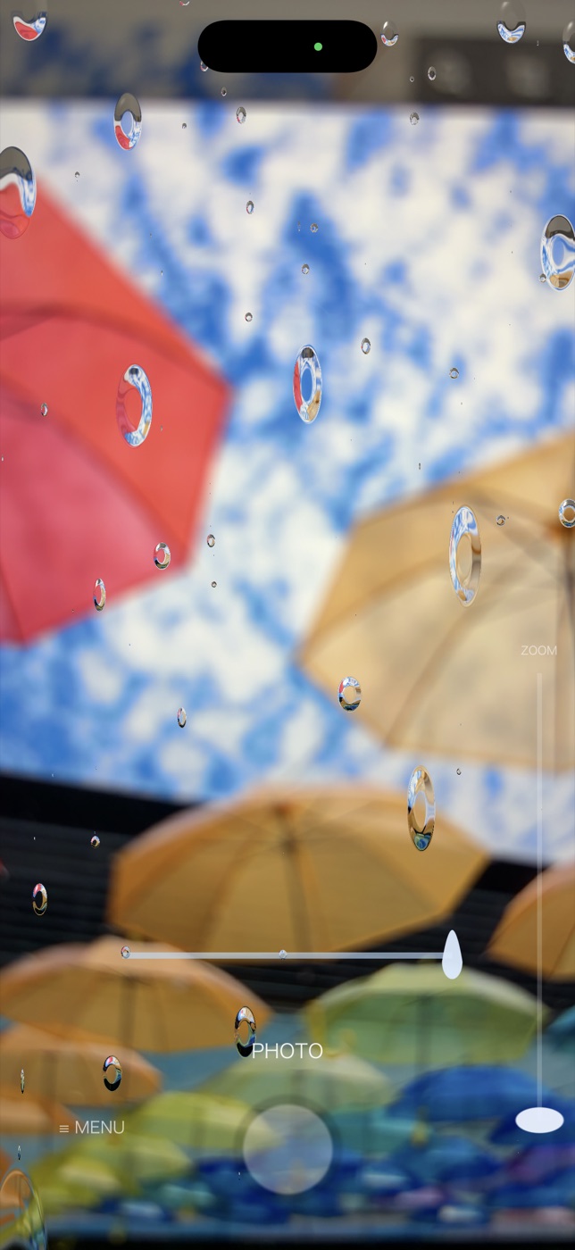 Refractive raindrops