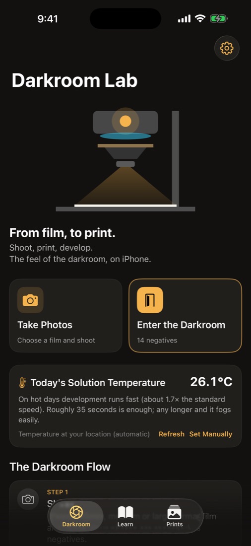 Home screen