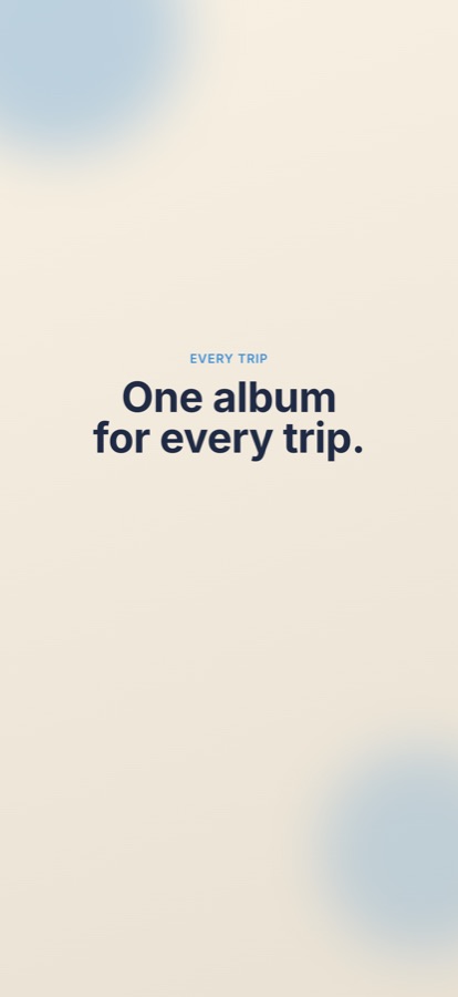 One album for every trip